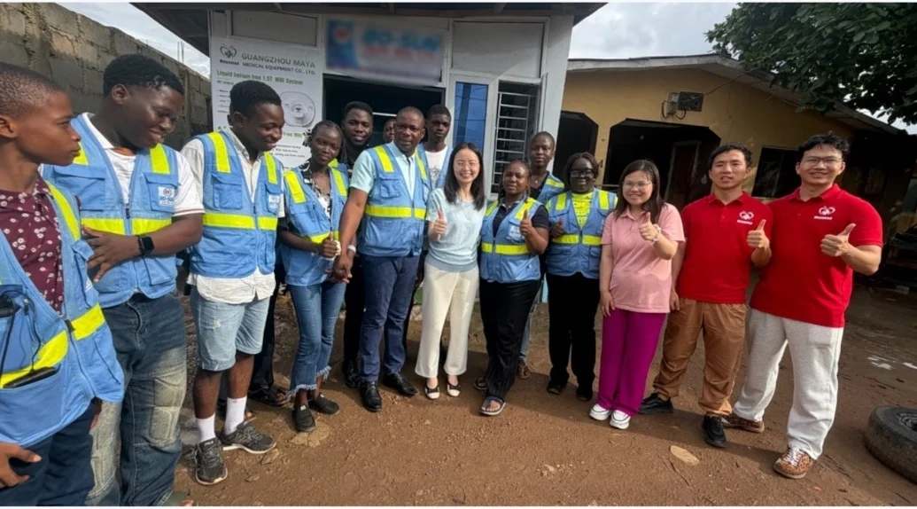 MAYA and local engineering team members in Nigeria.